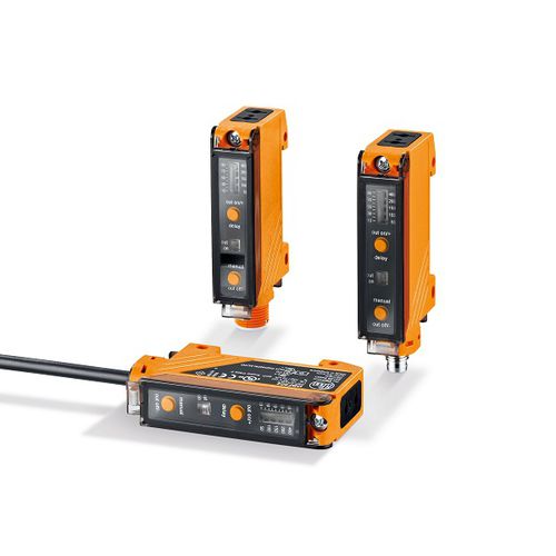 Amplificador de fibra óptica - OBF50x series - ifm electronic - de señal / de alta velocidad / en riel DIN