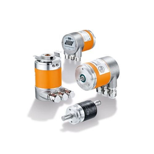 Encoder rotativo multivuelta - RM series - ifm electronic - absoluto / magnético / con eje macizo