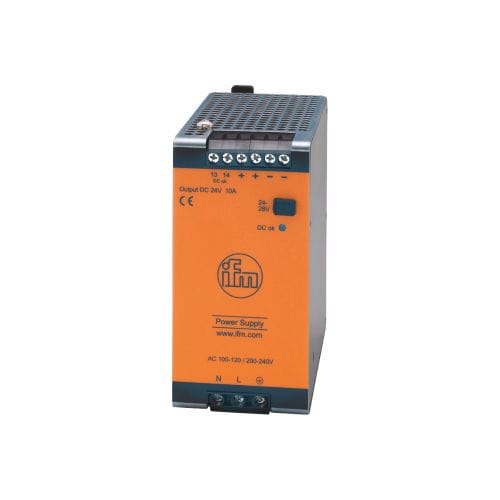 Alimentación eléctrica en riel DIN - DN4013 - ifm electronic - AC/DC / regulada / conmutada