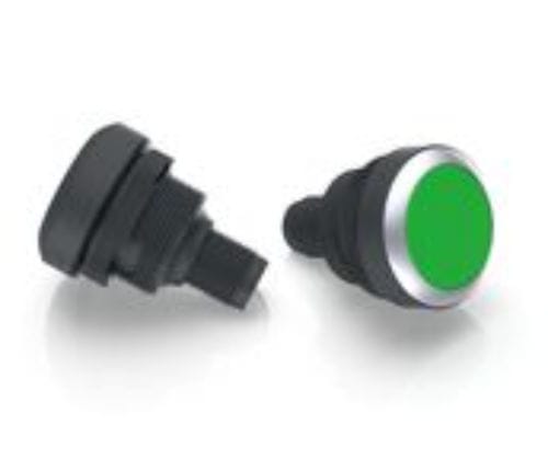 Botón pulsador táctil - RAMO 22 T Series - RAFI GmbH & Co. KG - de seta / de parada de emergencia / de llave