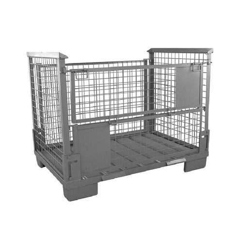 Caja-palé plegable - Schneider - enrejada / de transporte / ondulada