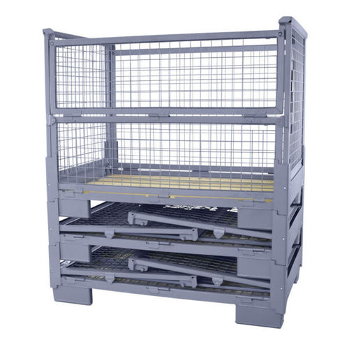 Caja-palé enrejada - VUG0049 - Schneider - para almacenamiento / plegable
