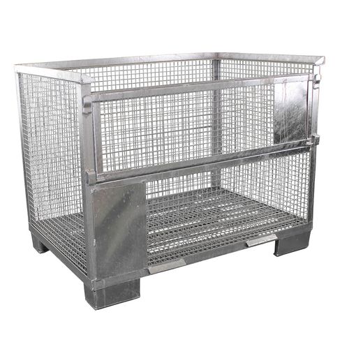 Caja-palé enrejada - VUG0076 - Schneider - para almacenamiento