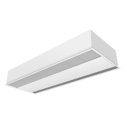 Cortina de aire ambiante - Recessed Windbox - AIRTÈCNICS - horizontal / empotrable / para puerta industrial