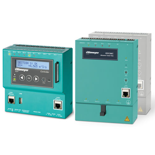 Caudalímetro de ultrasonido de tiempo de tránsito - RISONIC modular - Rittmeyer - de turbina / volumétrico / para agua