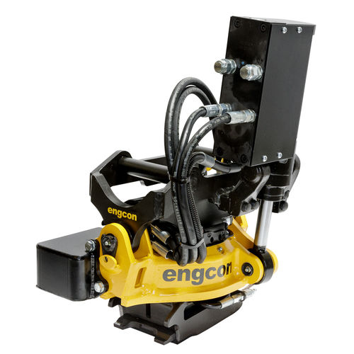 Sistema de acoplamiento de herramientas de inclinación para excavadora - EC02B - engcon Nordic AB