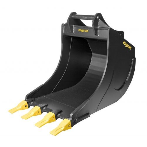 Cuchara con dientes estándar - DB series - engcon Nordic AB - para excavadora / 4 dientes