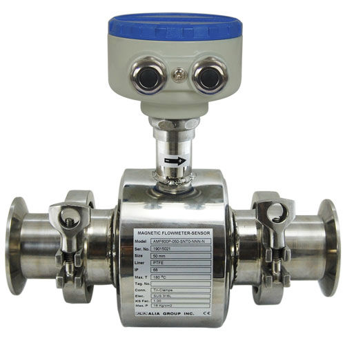 Caudalímetro volumétrico - AMF601 series - ALIA GROUP INC - para líquido / clamp-on / de acero inoxidable