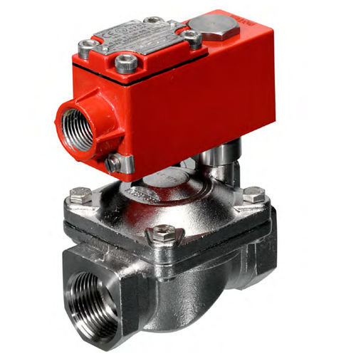 Electroválvula servo asistido - A177 - ACL S.r.l. - de 2 vías / NC / para agua caliente