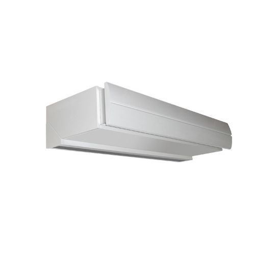 Cortina de aire ambiante - Invisidor DOORFLOW - Biddle - de calor / horizontal / comercial