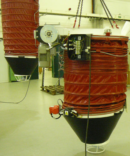 Conducto de carga telescópico - NZU400E - HENNLICH s r.o.