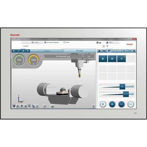 Panel PC de LCD - VR4 series - Bosch Rexroth - Electric Drives and Controls - 21,5" / 15,6" / 1366 x 768
