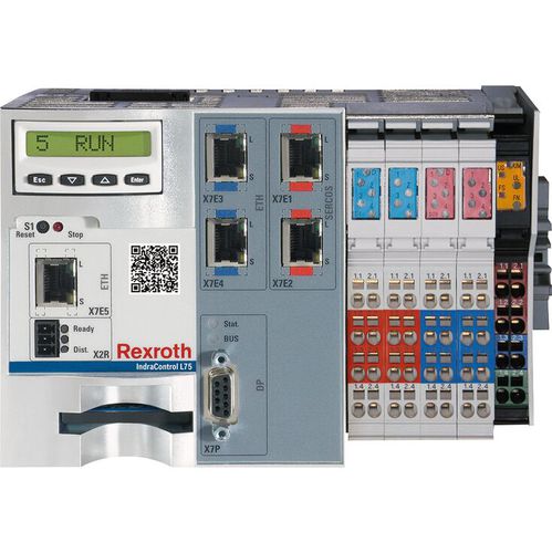 Autómata programable embarcado - CML75 series - Bosch Rexroth - Electric Drives and Controls - en riel DIN / con E/S integradas / por red Ethernet