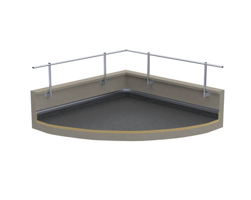 Barandilla de aluminio - SECURILISSE® evo GCE-AD - SOMAIN SECURITE