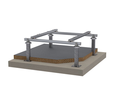 Soporte de suelo - SECURICLIM® - SOMAIN SECURITE - para climatizador / de aluminio / de acero