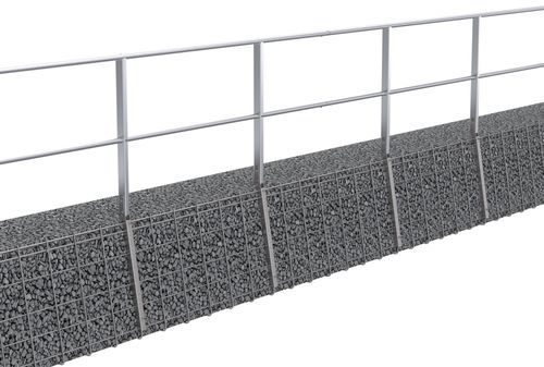 Barandilla de aluminio - SECURILISSE® gabion - SOMAIN SECURITE - de acero
