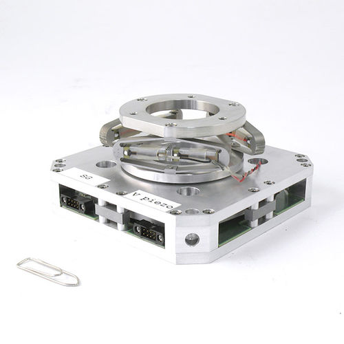 Platina de posicionamiento XYZ - XYZ200M - CEDRAT TECHNOLOGIES - piezoeléctrica / 3 ejes