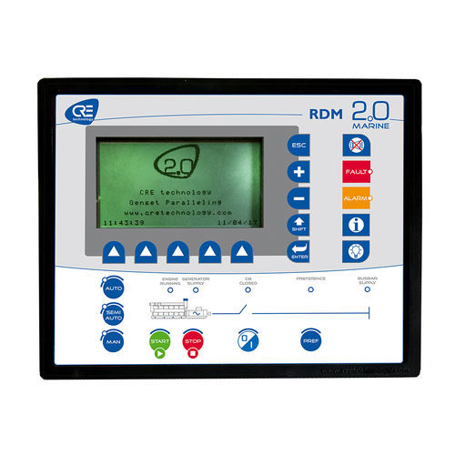 HMI de control - RDM 2.0 MARINE - CRE TECHNOLOGY - con teclado / empotrable / LCD