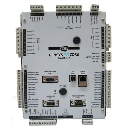 Controlador para grupo electrógeno para aplicaciones marinas - GENSYS 2.0 MARINE CORE - CRE TECHNOLOGY - automático / paralelo / de sincronización