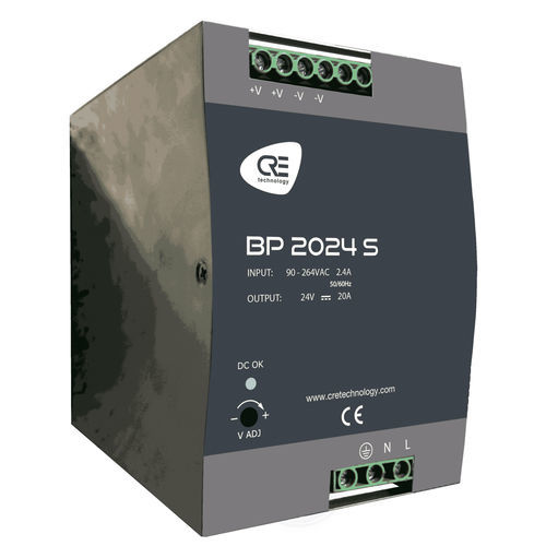 Cargador de baterías para grupo electrógeno - BP2024S - CRE TECHNOLOGY - para motobomba / en riel-DIN / plomo
