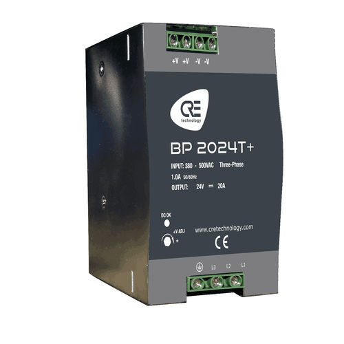 Cargador de baterías para grupo electrógeno - BP2024T+ - CRE TECHNOLOGY - para motobomba / en riel-DIN / plomo