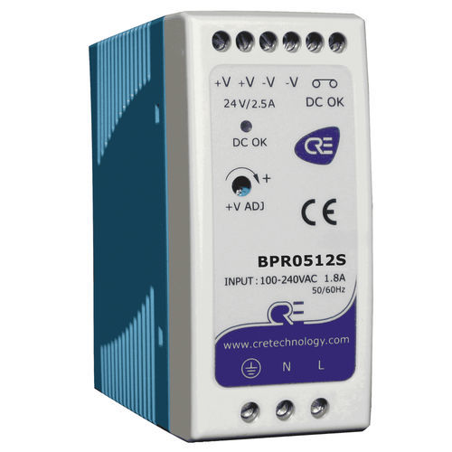 Cargador de baterías para grupo electrógeno - BPR0512S - CRE TECHNOLOGY - para motobomba / en riel-DIN / plomo