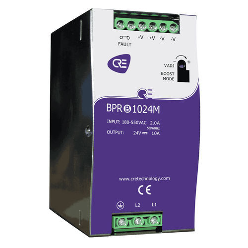Cargador de baterías para grupo electrógeno - BPRB1024M - CRE TECHNOLOGY - para motobomba / en riel-DIN / plomo