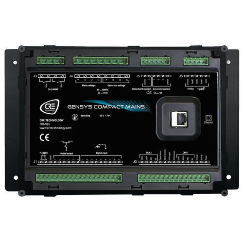 Controlador para grupo electrógeno automático - GENSYS COMPACT MAINS CORE - CRE TECHNOLOGY - paralelo / de sincronización / para montaje trasero