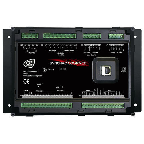 Regulador de sincronización para grupo electrógeno - SYNCHRO COMPACT CORE - CRE TECHNOLOGY - para central hidroeléctrica / automático / para montaje trasero