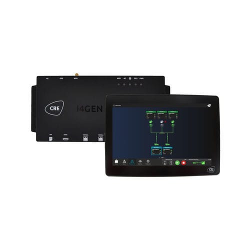 HMI con pantalla multitáctil - i4Gen 10" - CRE TECHNOLOGY - con pantalla táctil capacitiva / empotrable / 1280 x 800