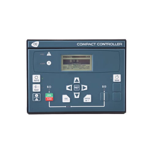 Controlador para grupo electrógeno con gestión multibarras - BTB COMPACT - CRE TECHNOLOGY - automático / paralelo / de sincronización