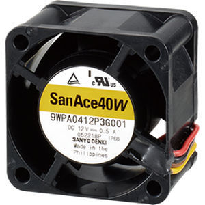 Ventilador para electrónica axial - 9WPA0412H3001 - SANYO DENKI America - de refrigeración / 12 Vcc / de plástico
