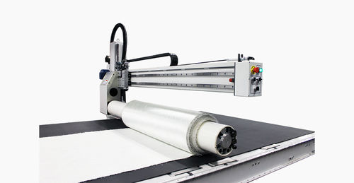 Enrollador-desenrollador de tejidos - Eastman Machine Company - automático / de rodillos
