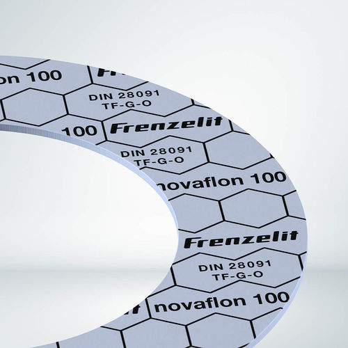 Lámina de junta de vidrio - novaflon® 100 - Frenzelit - de PTFE / de barras