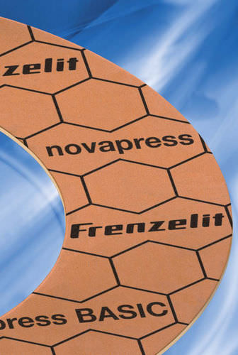 Junta de botón - novapress ® series - Frenzelit - de fibras de aramida / con brida