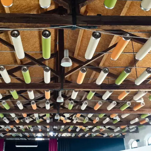 Panel aislante alma de lana mineral - ACUSTIBAF-C - Acústica Integral - Soundproofing - cara de fibra de vidrio / para techo / acústico