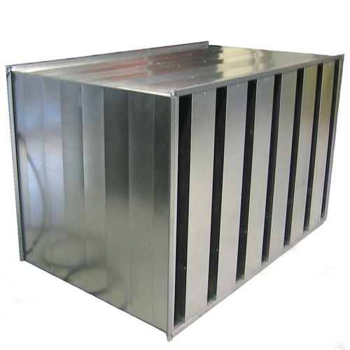 Silenciador para la ventilación - SNA - Acústica Integral - Soundproofing - para climatización / de metal