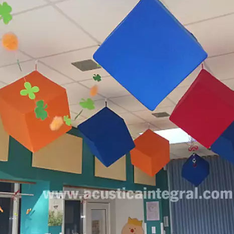 Panel sándwich alma de espuma - ACUSTIART-CUBE - Acústica Integral - Soundproofing - de tejido / para techo / de suelo