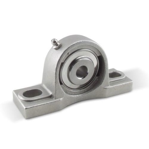 Bloque cojinete de placa - UCP series - Boca Bearing Company - con rodamiento de bolas / de cerámica / de acero inoxidable