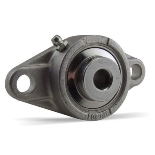 Soporte con rodamiento con brida - S-SBFL series - Boca Bearing Company - con rodamiento de bolas / de acero inoxidable