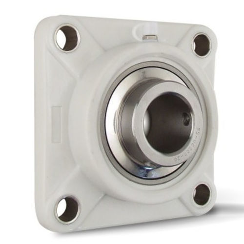 Soporte con rodamiento con brida - S-UCFP series - Boca Bearing Company - con rodamiento de bolas / de acero inoxidable / de termoplástico