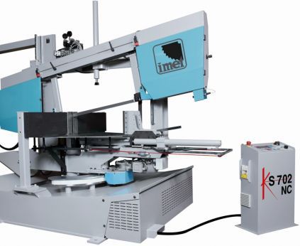 Sierra ingletadora - max. ø 520, 450, 680 x 400 mm | KS 702 NC - Imet spa - horizontal / para acero / para aluminio