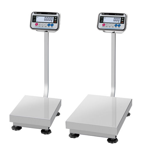 Balanza de plataforma - FG-CWP Series - A&D COMPANY, LIMITED - USB / de acero inoxidable / resistente al agua