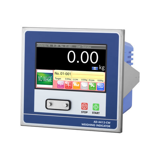 Indicador de pesaje con pantalla táctil - AD4413-CW - A&D COMPANY, LIMITED - empotrable / IP65 / analógico