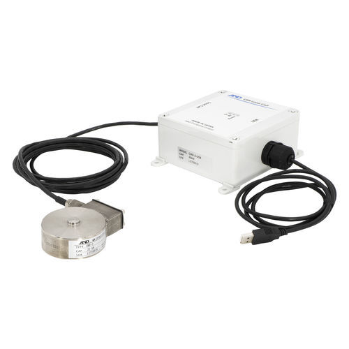 Célula de carga de compresión - CMX-USB - A&D COMPANY, LIMITED - de tipo botón / de un eje / de galga extensométrica