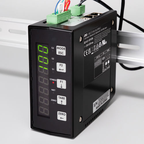 Indicador de pesaje Ethernet - AD-4411 series  - A&D COMPANY, LIMITED - con visualizador led / en riel DIN / empotrable