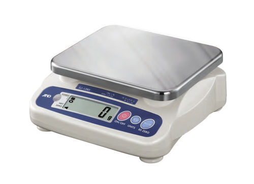 Balanza con pantalla LCD - SJ-HS series - A&D COMPANY, LIMITED - de acero inoxidable / compacta / benchtop