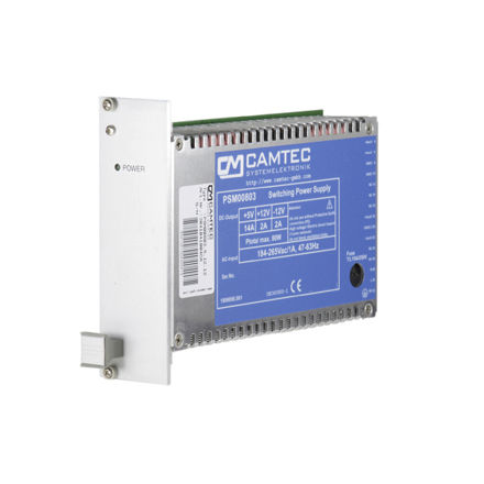 Alimentación eléctrica en bastidor - PSM00803 - Camtec Power Supplies GmbH - AC/DC / conmutada / con protección contra cortocircuitos
