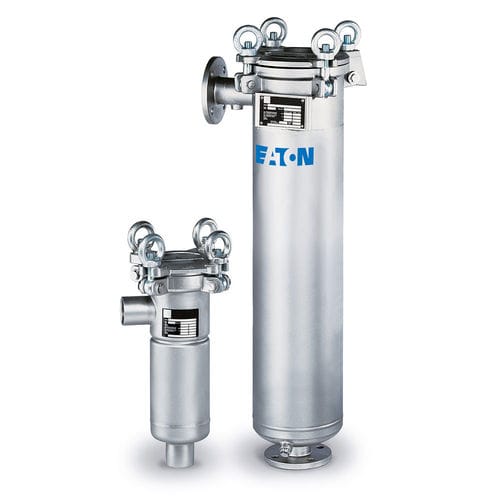 Cárter de filtro de bolsa - SIDELINE™ series - Eaton Filtration Solutions - para vapor / de acero inoxidable / sanitario