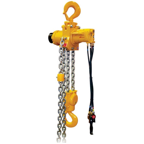 Polipasto de cadena con control neumático - LC series - INGERSOLL RAND - compacto / motorizado / resistente a la corrosión